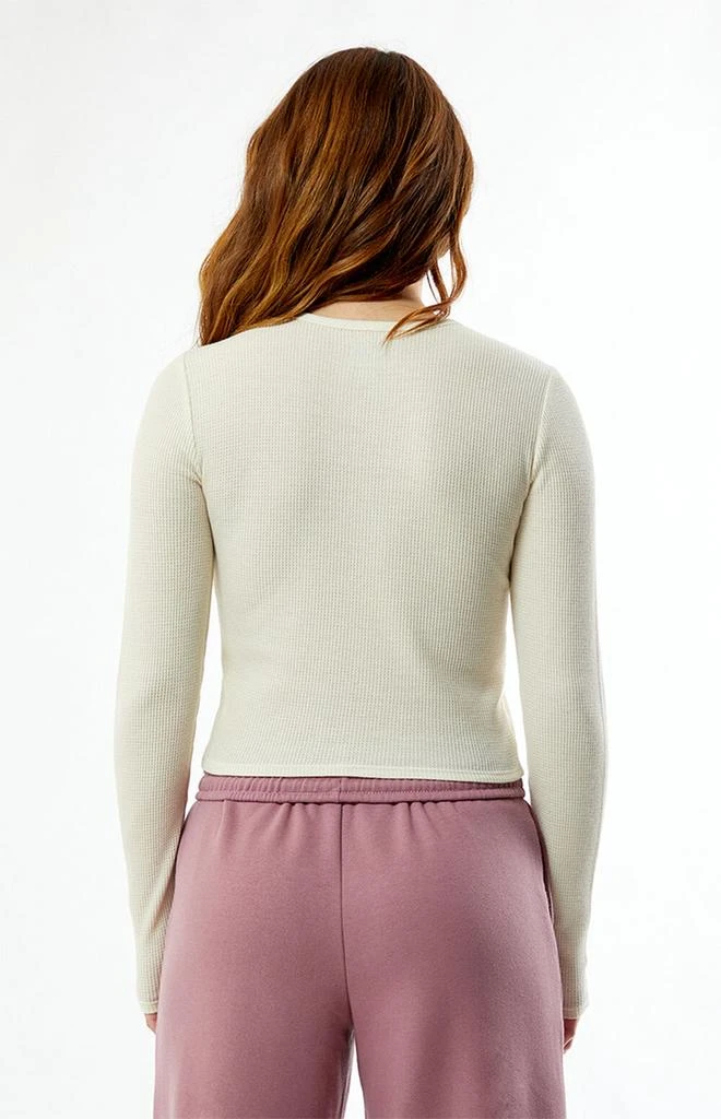 Outer Banks Topper Waffle Knit Long Sleeve Top 4