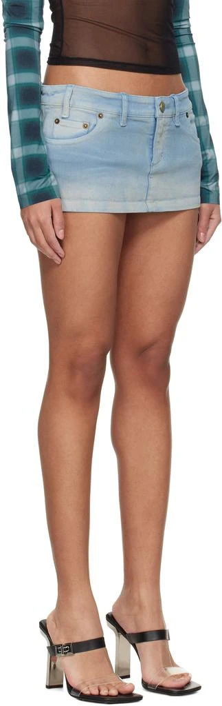 Mowalola Blue MISS SIXTY Edition Denim Miniskirt 2