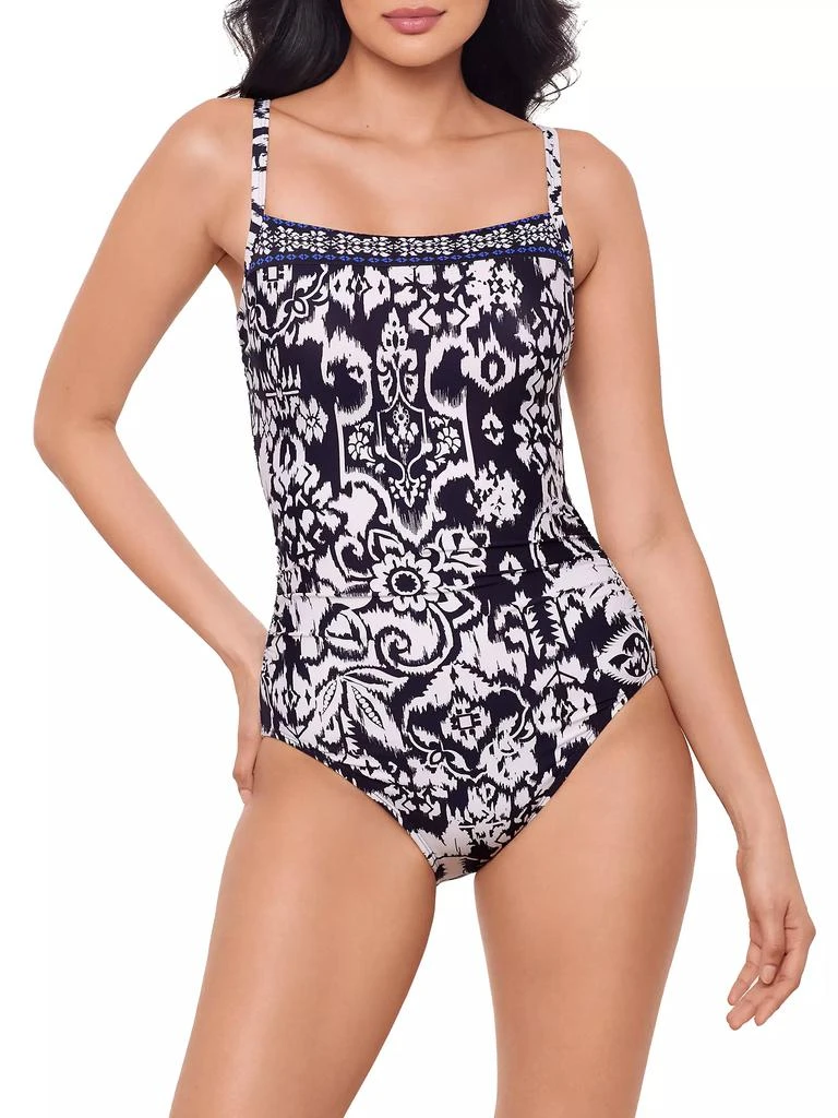 Miraclesuit Swim Talavera Kara Abstract One-Piece Swimsuit 2