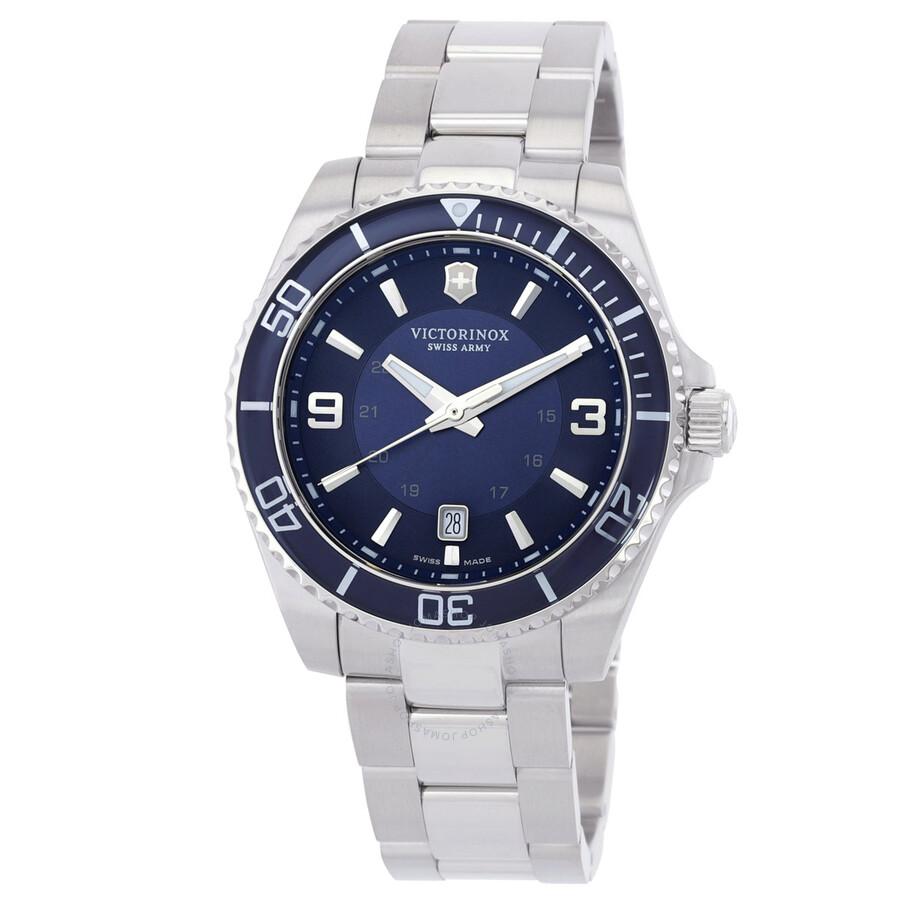 Victorinox Maverick Quartz Blue Dial Men's Watch 242007