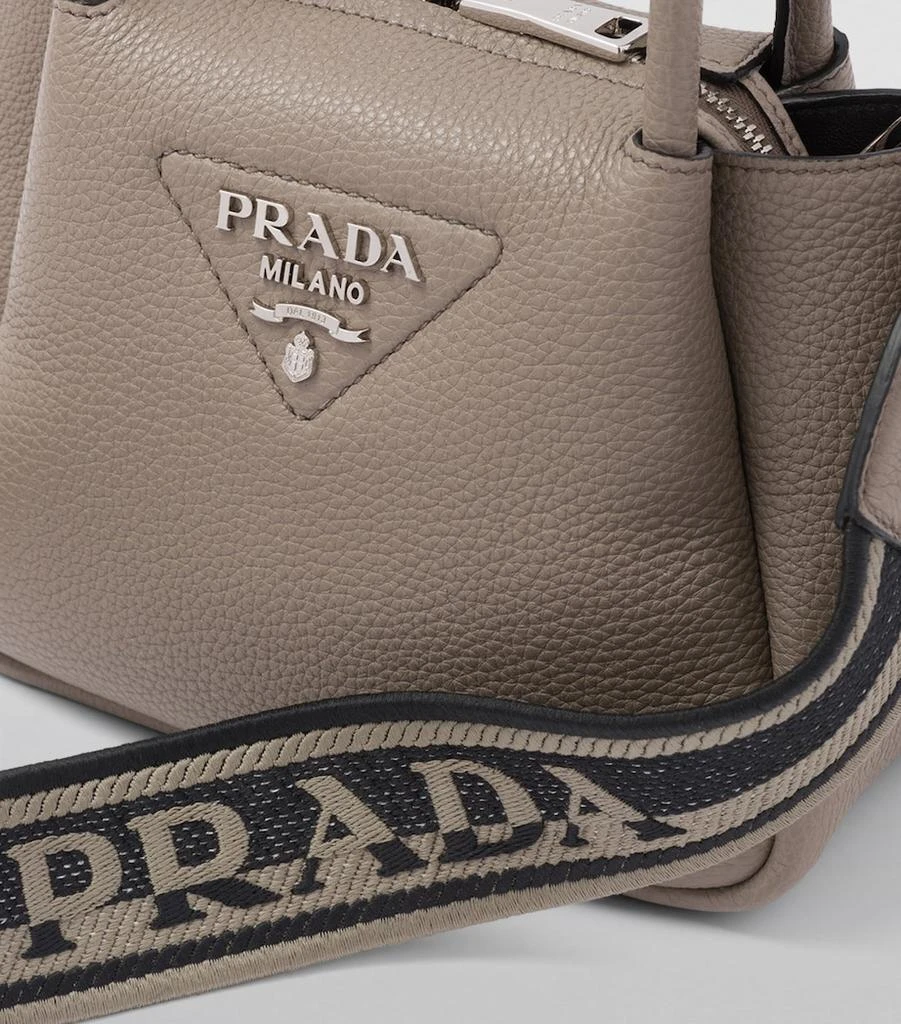 Prada Mini Leather Top-Handle Bag 6