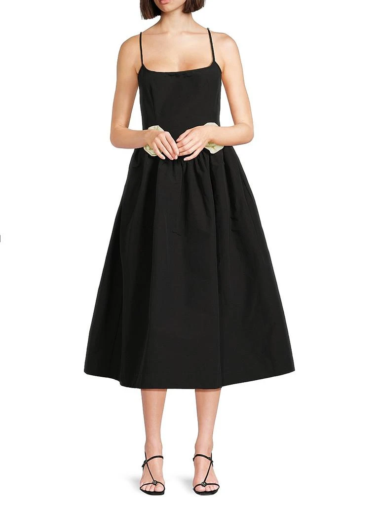 Ciao Lucia Neroni Rosette-Waist Midi Dress 2