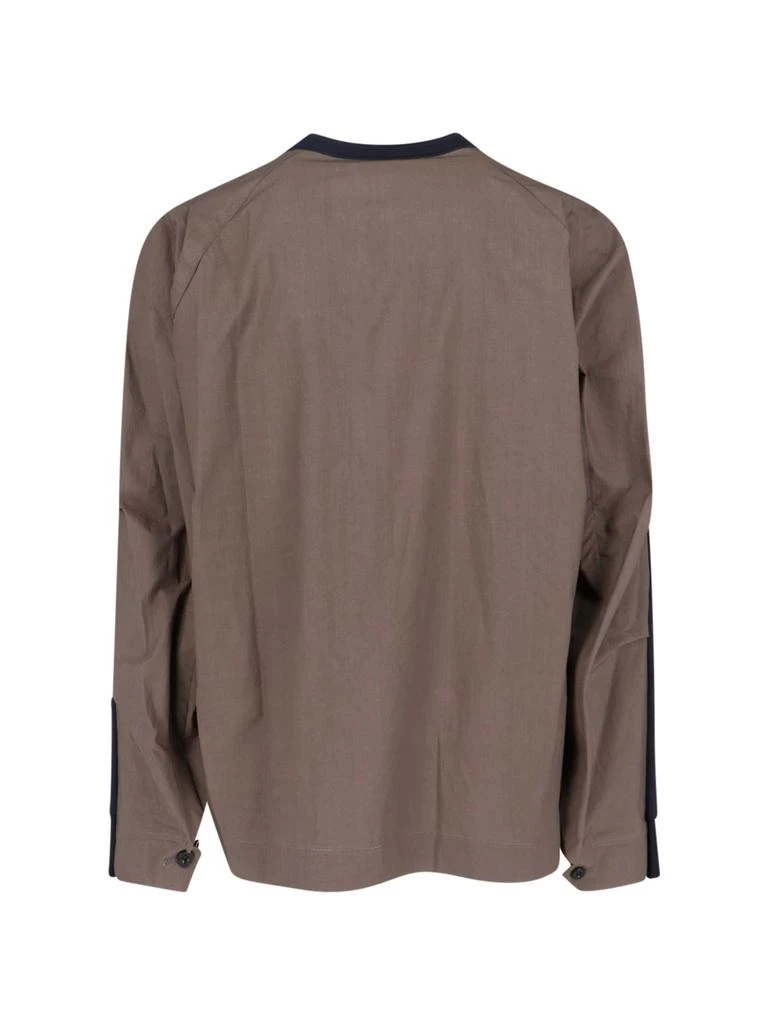 Sacai Minimalist White T-Shirt With Classic Crew Neckline