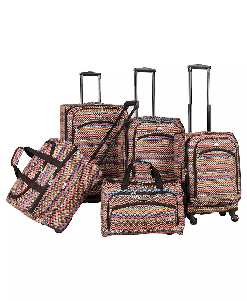 American Flyer 5 Piece Spinner Luggage Set 1