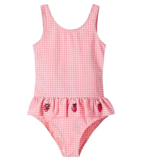 Konges Sløjd Etta gingham seersucker swimsuit