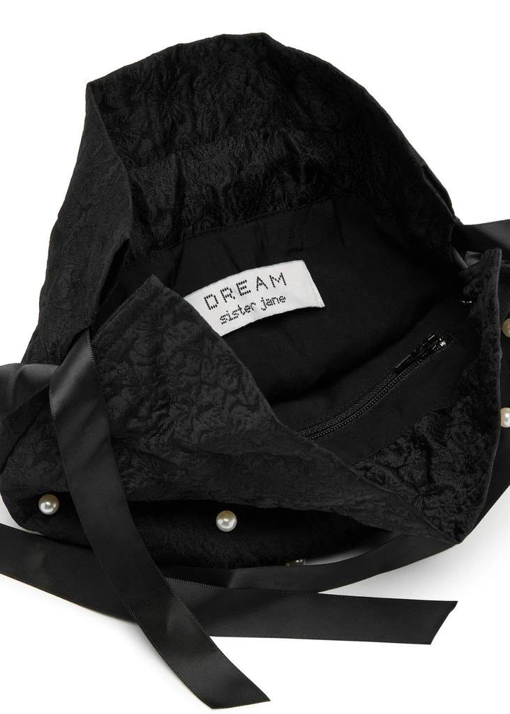 Sister Jane Dusk floral-jacquard bucket bag  4
