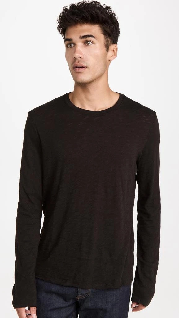 ATM Anthony Thomas Melillo Slub Jersey Destroyed Long Sleeve Tee 1