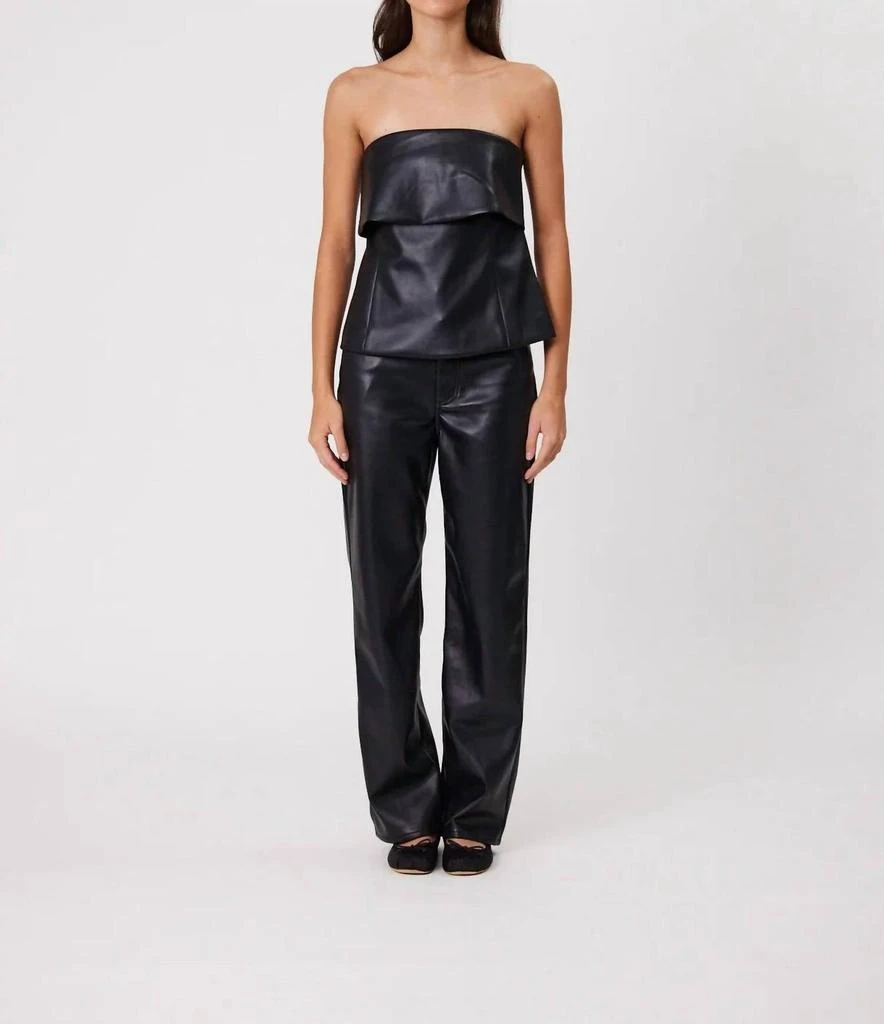 REMAIN Remain - Leather Strapless Bodice Top 2