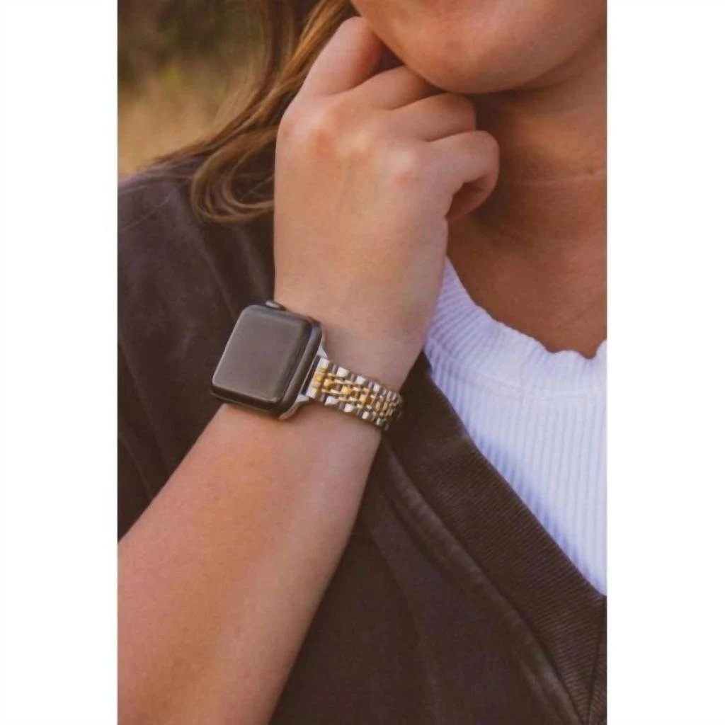 ANDI Andi - Stainless Steel Apple Watch Adjustable Link Bracelet Band