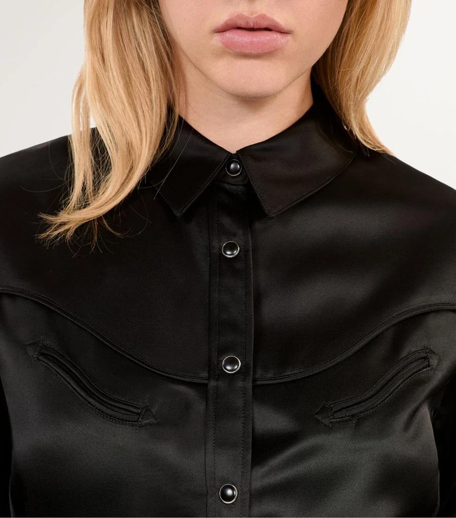 The Kooples Satin Western Shirt 5