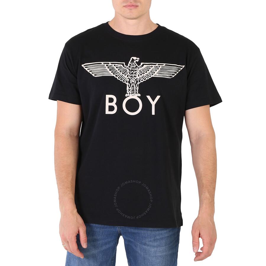 BOY LONDON Black Boy Eagle Logo Print T-Shirt