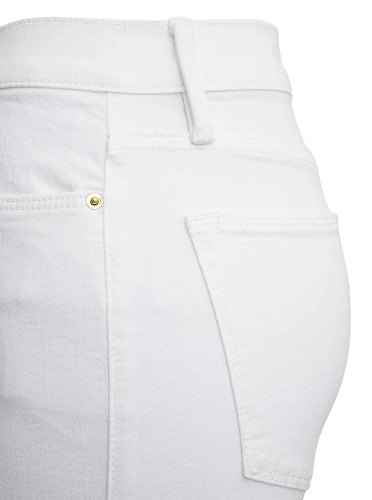 FRAME Le High Straight White Denim Jeans 3
