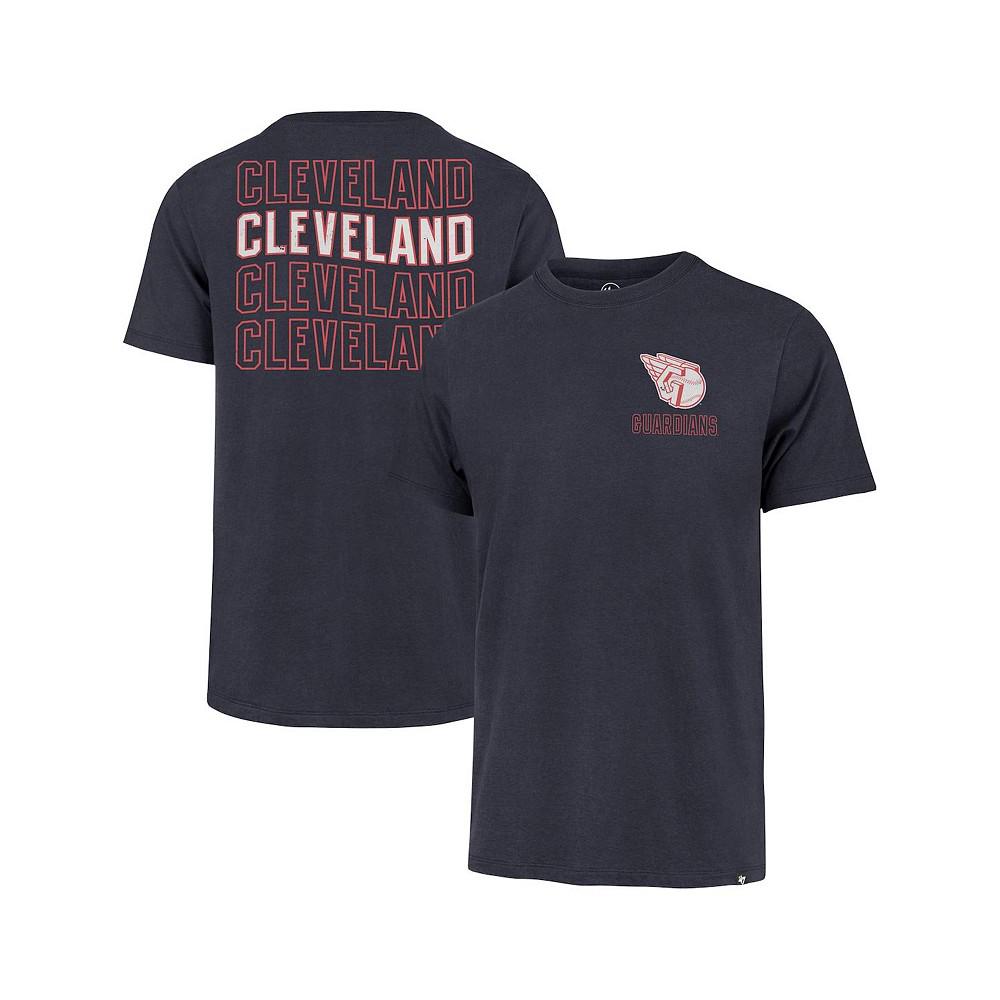 '47 Brand Men's Navy Cleveland Guardians Hang Back Franklin T-Shirt