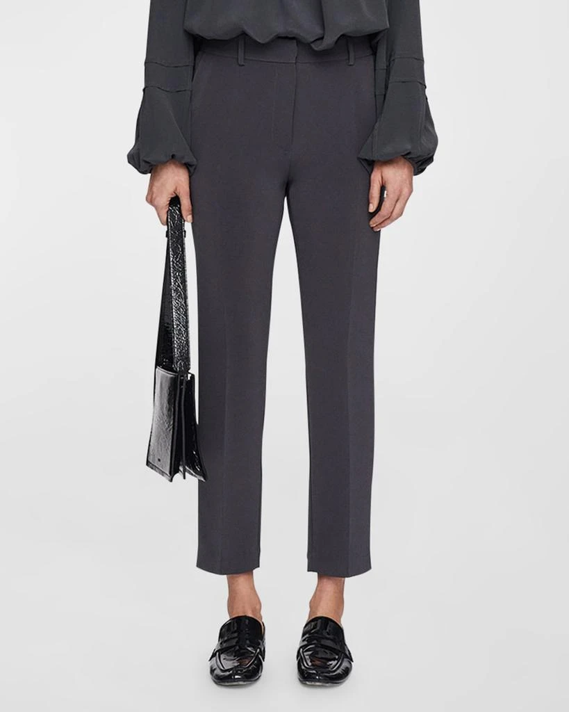 Joseph Coleman Cropped Slim Crepe Pants 2