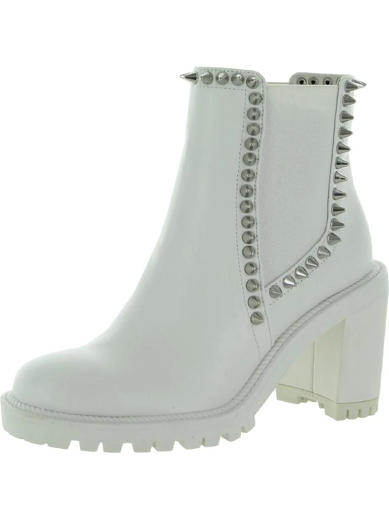 Jessica Simpson Demmie Womens Leather Slip On Ankle Boots 1