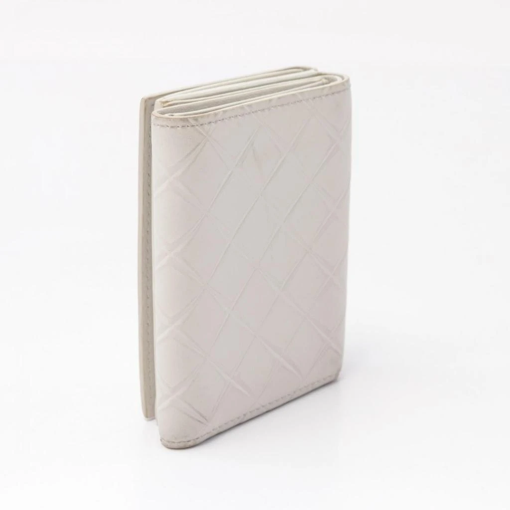 Bottega Veneta Leather Intrecciato Trifold Wallet 2