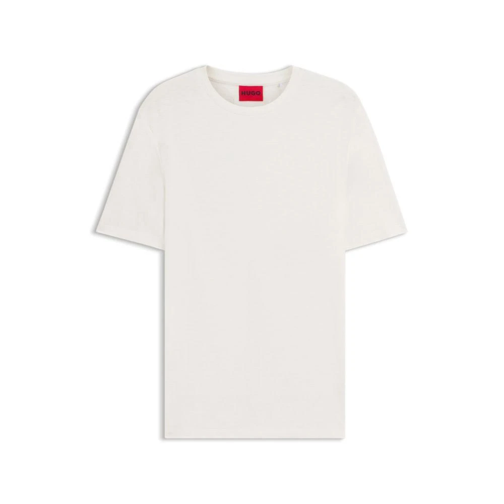 Hugo Boss Slub-interlock T-shirt in a slim fit