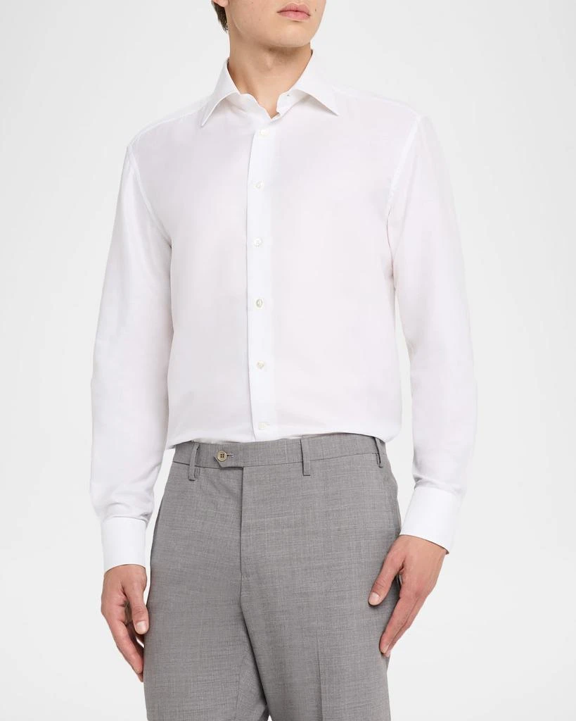 Stefano Ricci Men's Cotton-Linen Dress Shirt 4