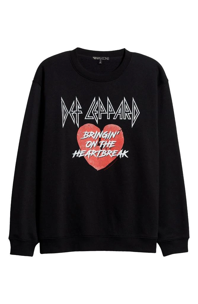 Vinyl Icons Def Leppard Heartbreak Sweatshirt 5