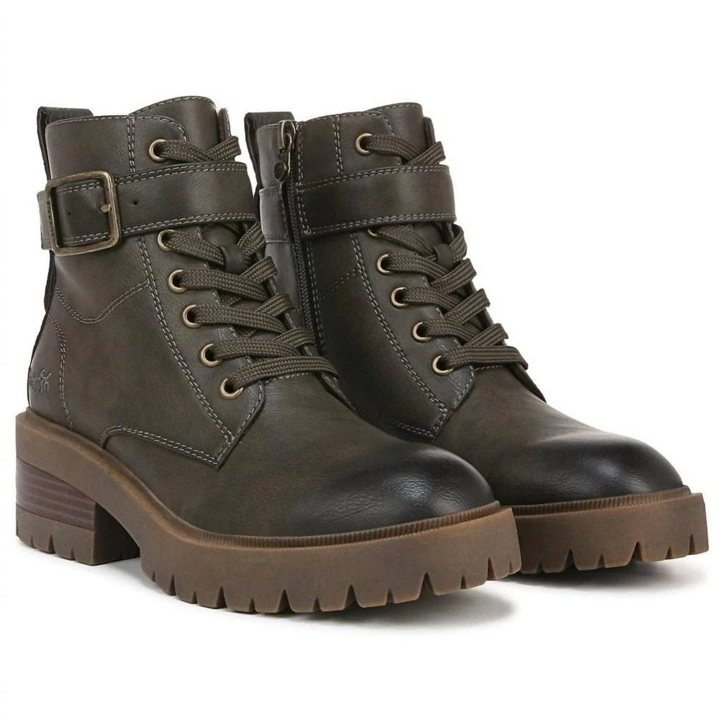 Blowfish Women's Jagger Boot In Olive 4