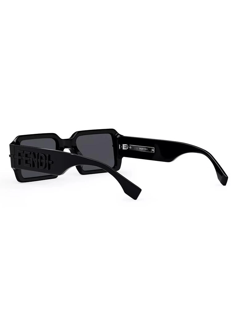 Fendi O'Lock Fendigraphy 52MM Rectangular Sunglasses 5