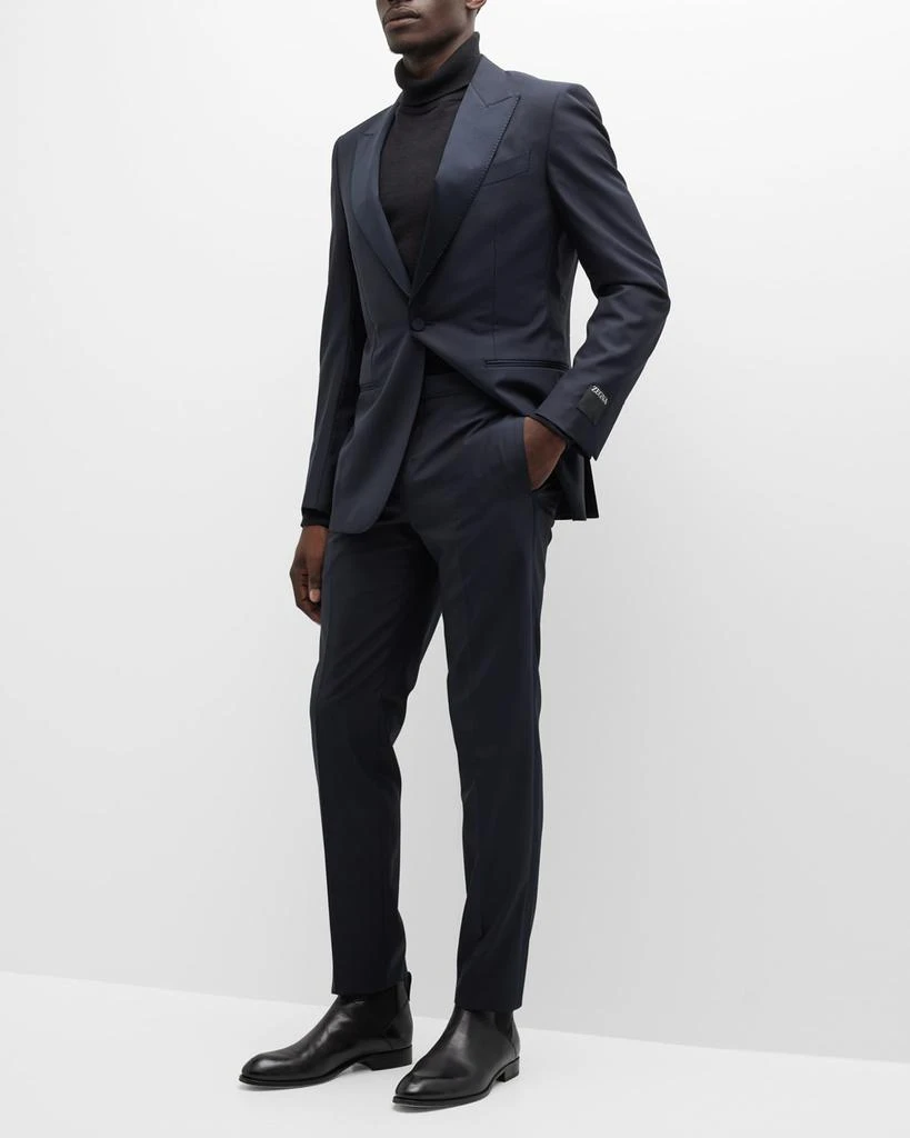 Zegna Men's Sartorial Wool and Silk Tuxedo 1