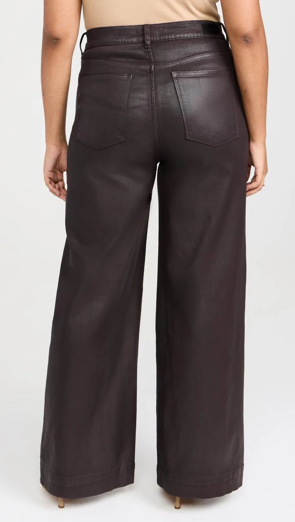 DL1961 Hepburn Wide Leg High Rise Coated Jeans 8
