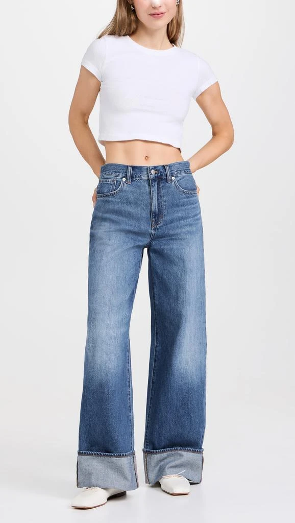 Madewell Cuffed Superwide Jeans 4