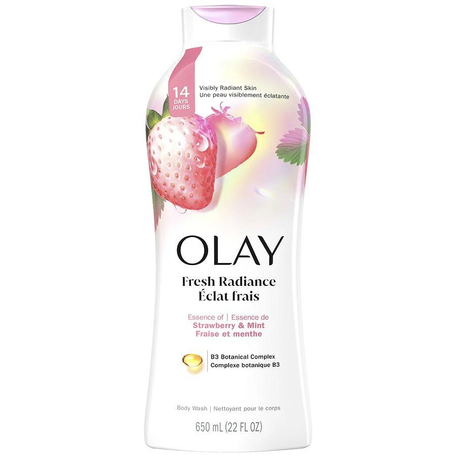 Olay Fresh Outlast Body Wash White Strawberry & Mint 6