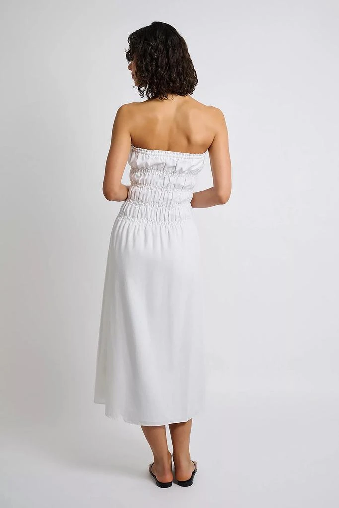Onia Onia Air Linen Smocked Maxi Dress 4