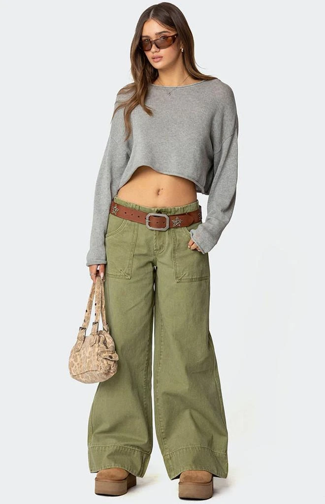 Edikted Vivienne Twill Baggy Pants 1