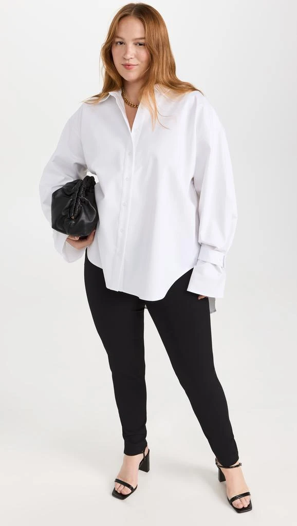 VERONICA BEARD Black Scuba Leggings 7