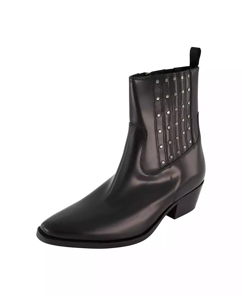 Black studded Leather Men\'s Chelsea Boot Studded Leather Chelsea Boots For Men main image 4
