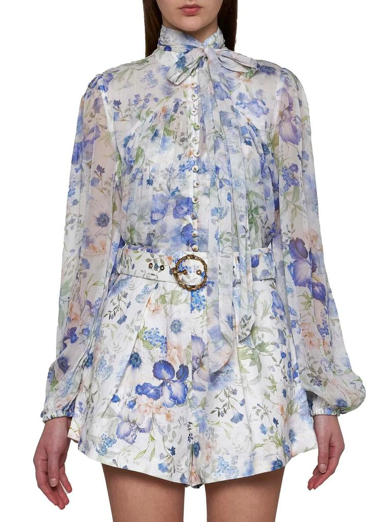 Zimmermann Zimmermann Natura Floral-Printed Long-Sleeved Blouse 2