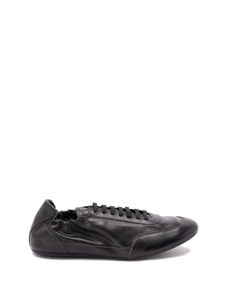 Prada Prada Logo Patch Lace-Up Sneakers - Casual Shoes