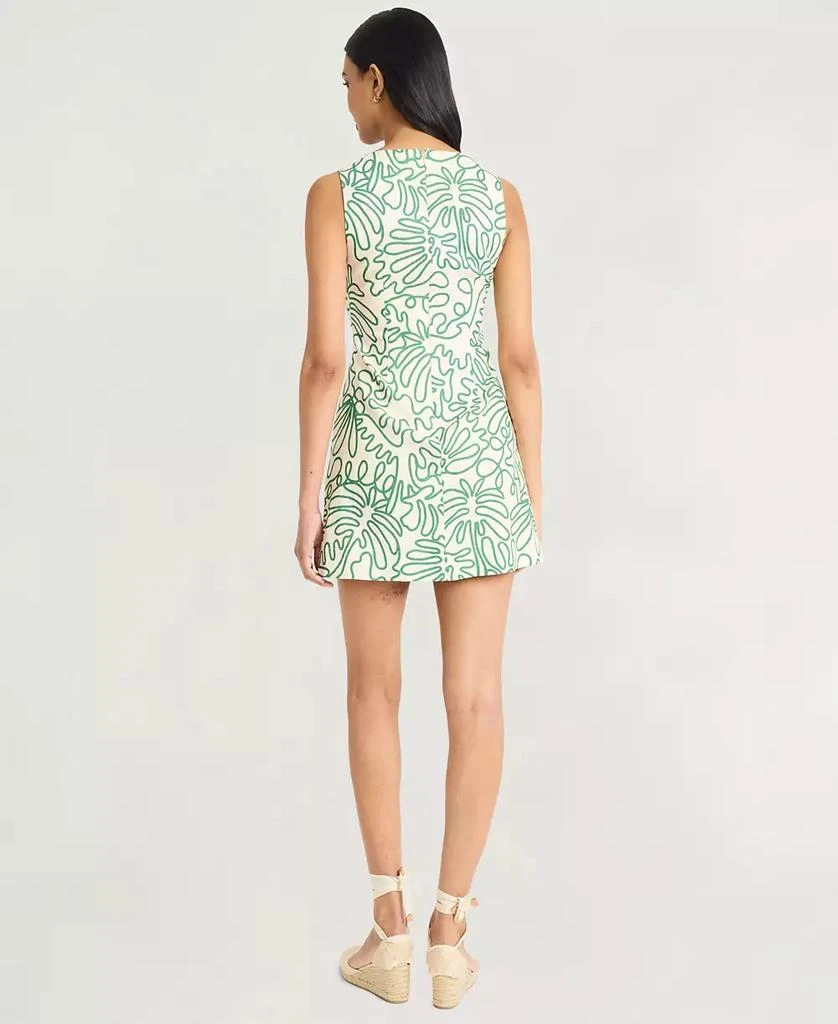 The Good Journey Women's Printed Square-Neck Sleeveless Mini Dress 2