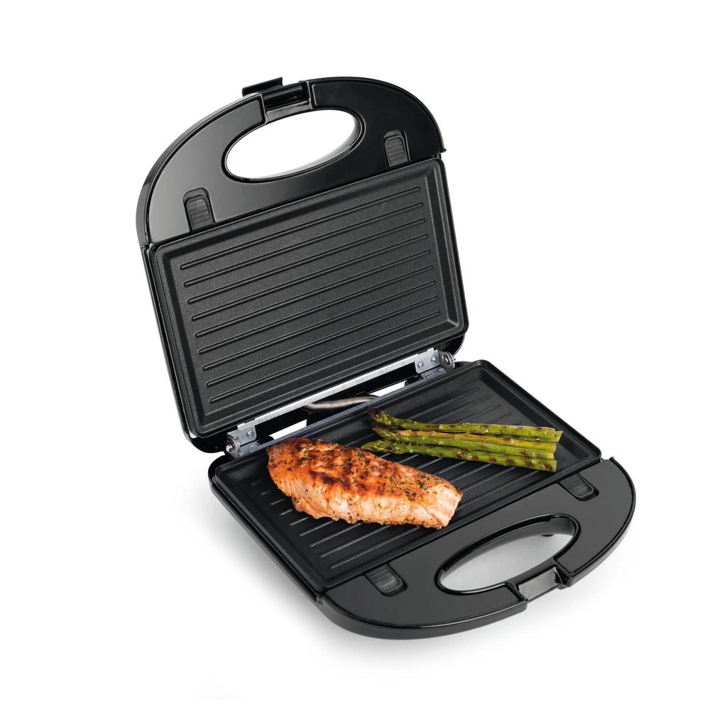 Salton 3 in 1 Grill, Sandwich & Waffle Maker Black 6