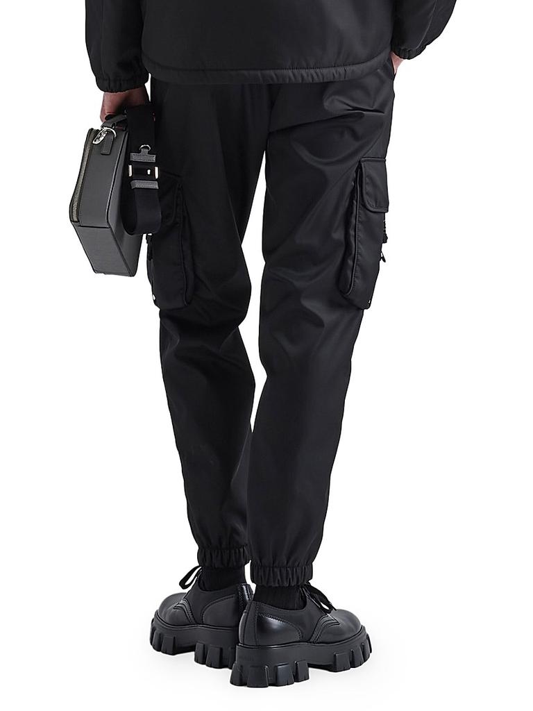 【PRADA 】PRADA Re-Nylon and lace trousers Prada Re-nylon and lace trousers available on julian-fashion