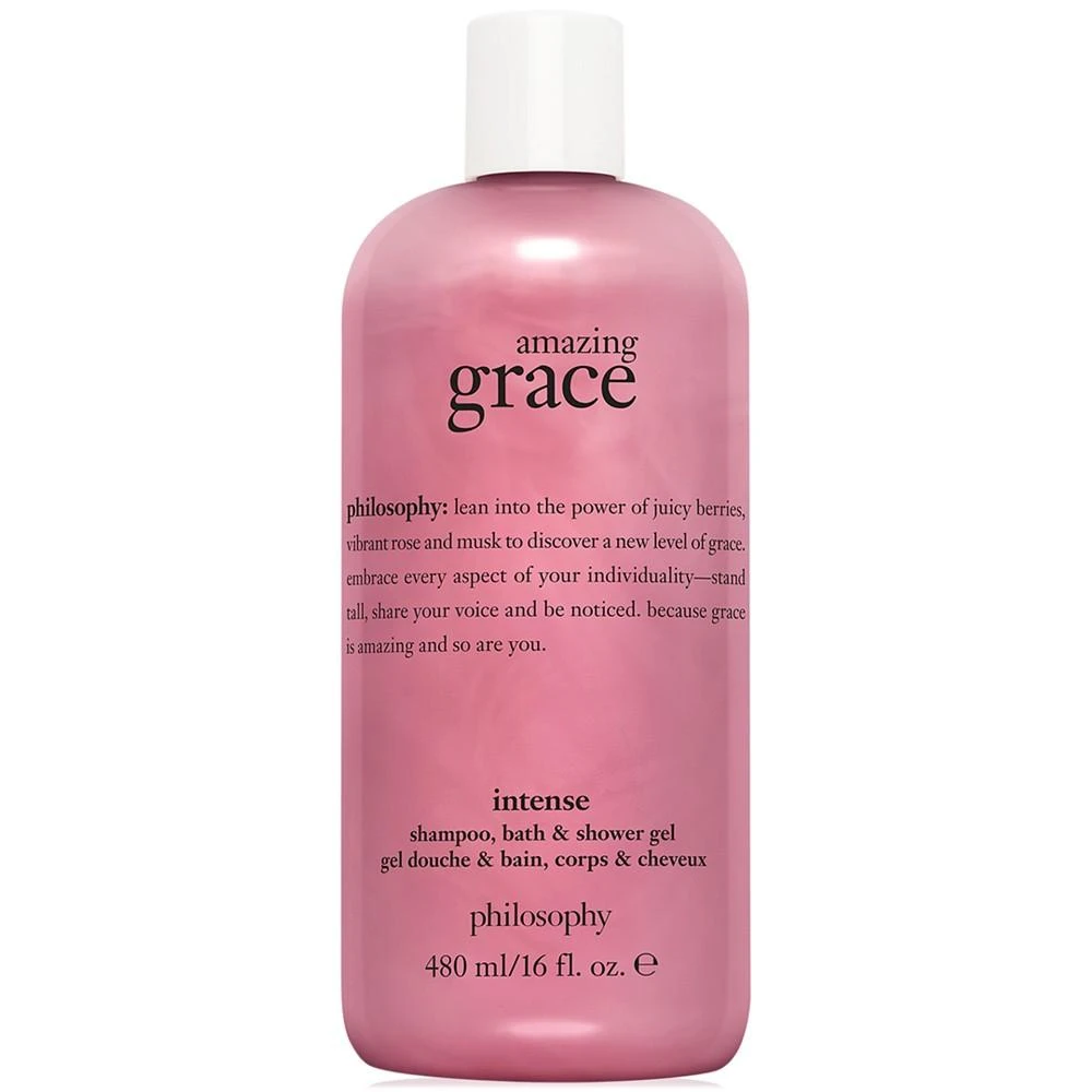philosophy Amazing Grace Intense Shampoo, Bath & Shower Gel, 16 oz. 1