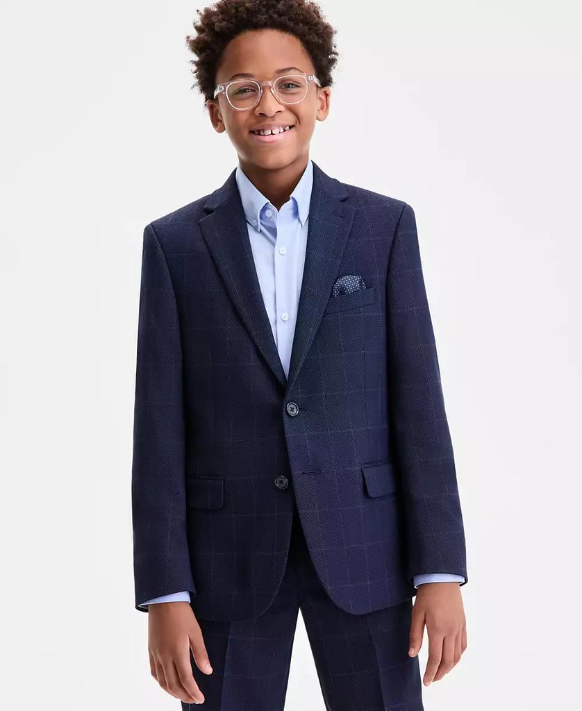 B By Brooks Brothers Boys 8-20 Blue Birdseye Window Classic Sport Coat