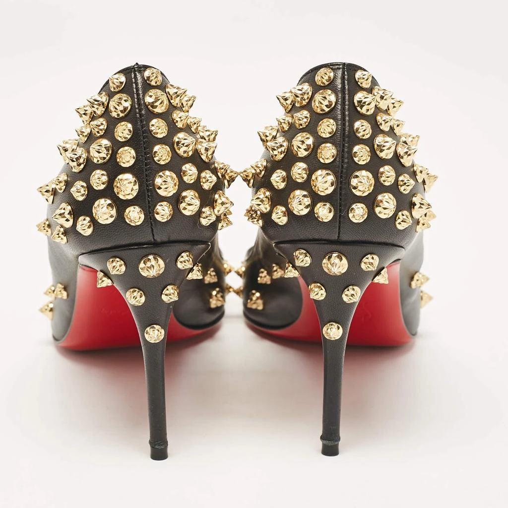 Christian Louboutin Christian Louboutin Black Leather Aimantaclou Pumps Size 38 5