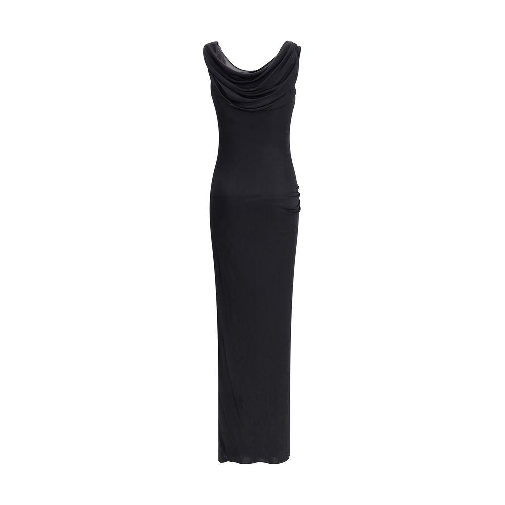 Versace Draped jersey long Women's Dress