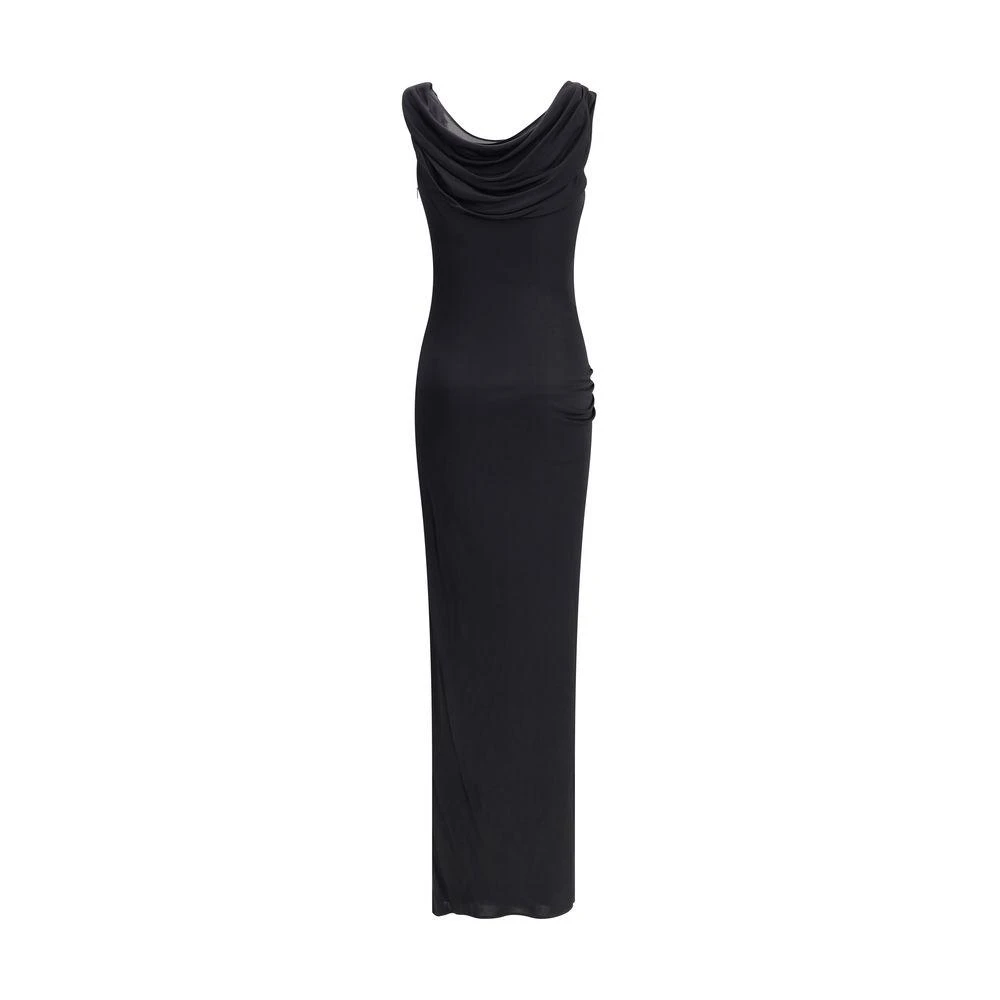 Versace Draped jersey long Women's Dress 2