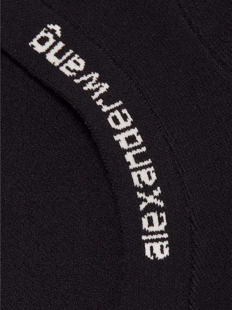 Alexander Wang Jacquard Trim Bodycon T-Shirt 7