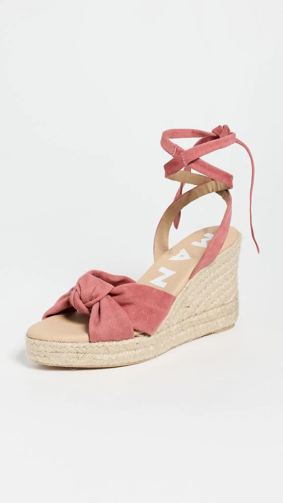 Manebi Wedge Knotted Espadrilles 1