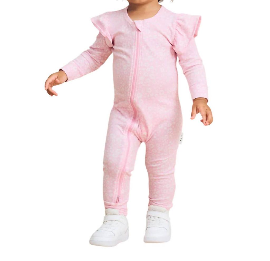 Huxbaby Huxbaby - Daisy Seashell Frill Romper