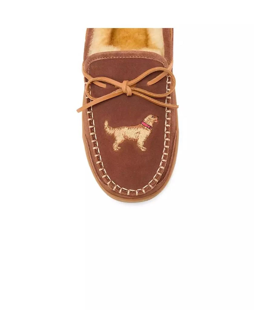 Dear Foams Men's Forster Genuine Shearling Moccasin Slippers 6