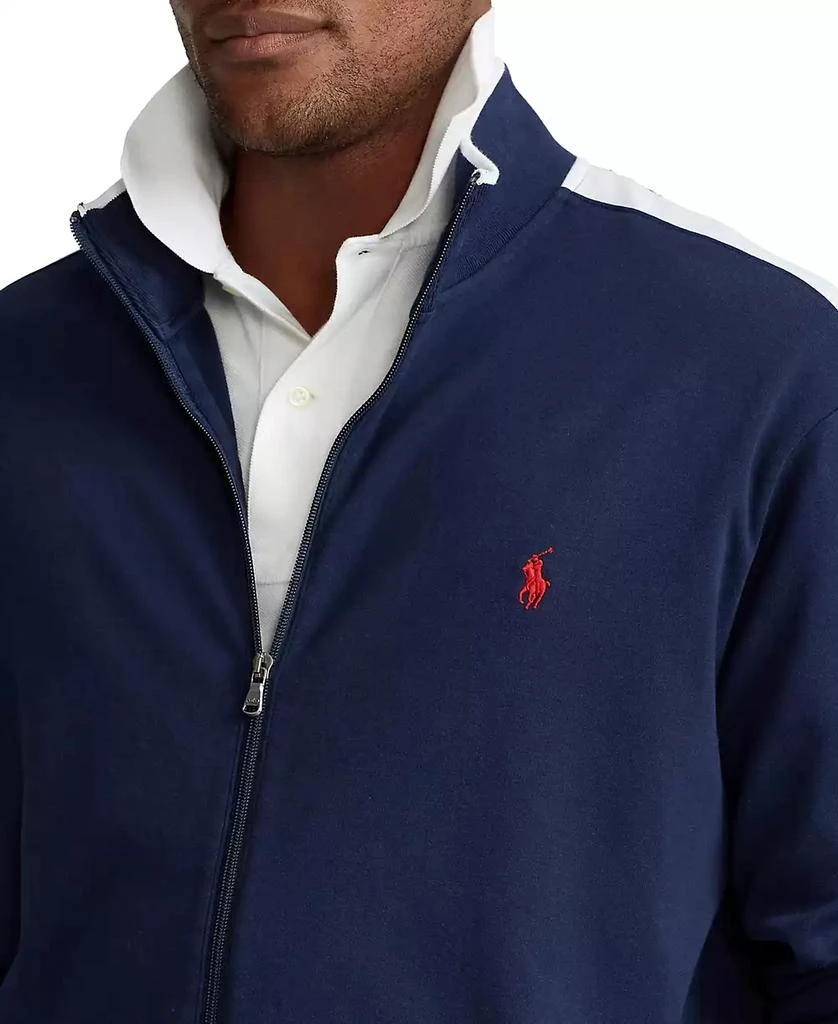 Ralph Lauren Men's Big & Tall Soft Cotton Track Jacket 4
