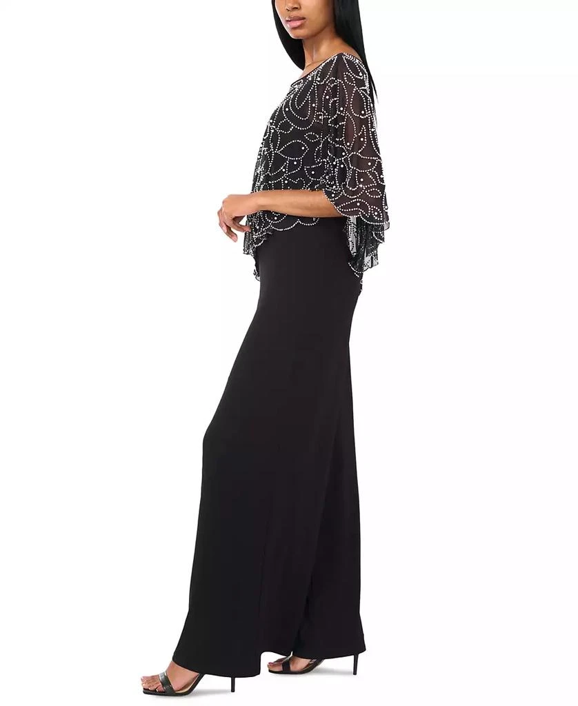 MSK Women's Embellished Overlay Wide-Leg Jumpsuit 2