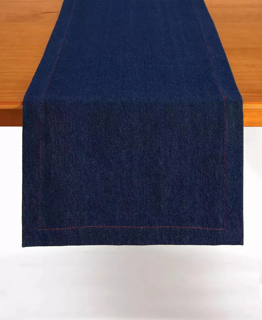 Tableau Denim Table Runner, 72" x 14"